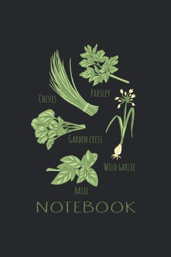 Libro: Cuaderno De Hierbas De Jardín Y Hierbas: Herbs & Gard