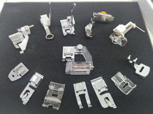 Set Kit De 32 Pie Prensatelas Caja Plastica Janome, Brother