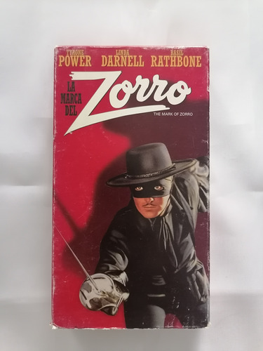 La Marca Del Zorro Pelicula Formato Vhs 1940 Blaco Y Negro