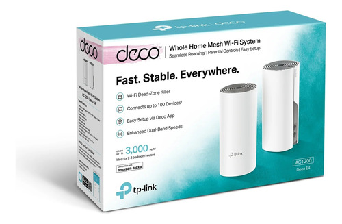 Router Tp Link Deco E4 Ac1200 Sistema Wi-fi Mesh Pack X2