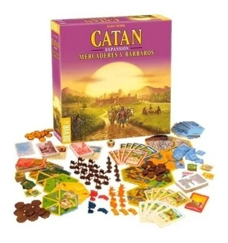 Juego De Mesa Catan Mercaderes Y Bárbaros (expansión) Devir (Usado)
