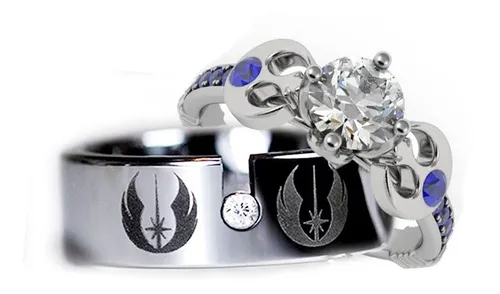 Anillos de matrimonio star wars hotsell