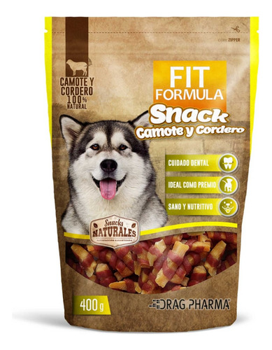 Snack Perros Fit Formula Camote & Cordero 400gr