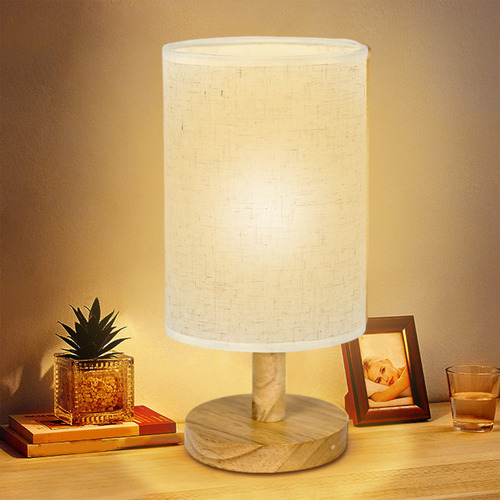 Lámpara De Mesa Con Luz Nocturna En V Para Dormitorio, 3 Dir