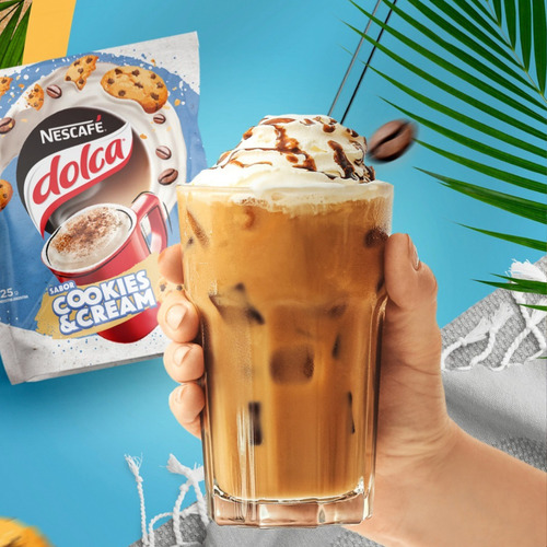 Cafe Instantaneo Nescafe Dolca Mixes Cookies & Cream Pack X6