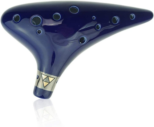 Ocarina De 12 Hoyos De Legend Of Alto C Azul Oscuro Par...