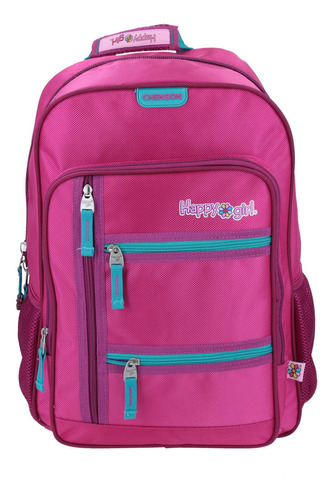 Mochila Happy Girl Lisa Estampada Rosa Primaria Chenson