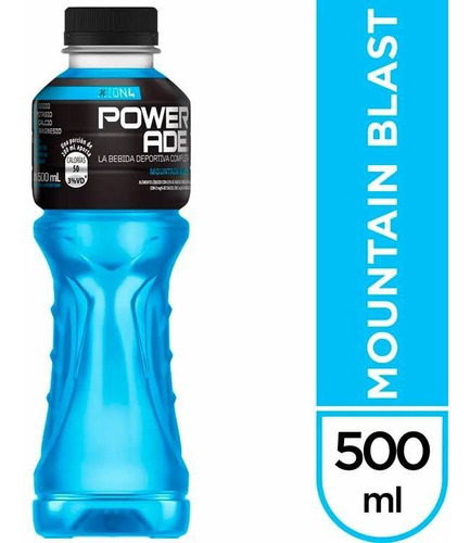 Pack X 6 Unid Energizante  Mountblas 500 Cc Powerade Bebida
