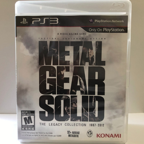 Metal Gear Solid: The Legacy Collection Playstation 3