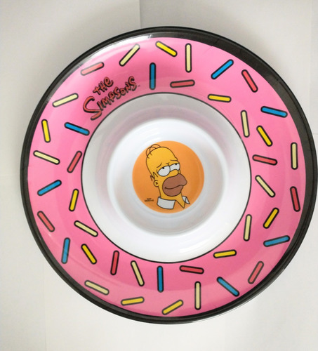 Plato Botanero Simpsons Homero Dona Lavable Original