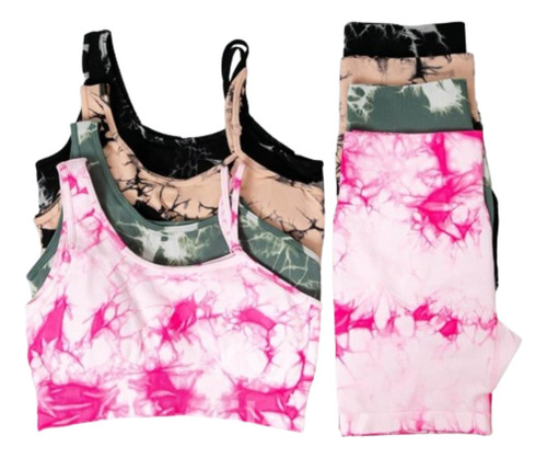 Conjunto Deportivo Short + Top Tie Dye