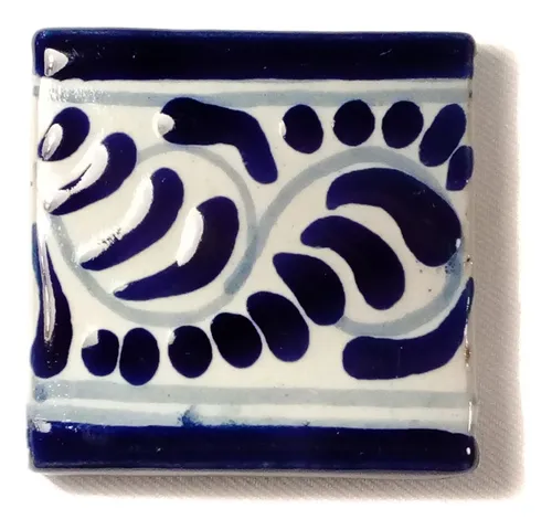 comprar 30 Piezas De Talavera Poblana Barroca 5.5 Cm Plumeado #2