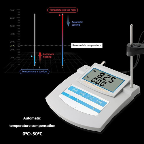 Monitor De Calidad Del Agua 6 En 1 Ph Orp Tds Ec Cf Medidor