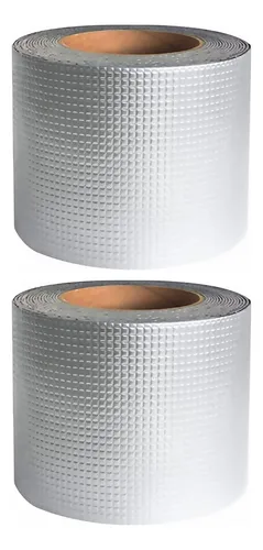 Cinta Para Techos, Lámina De Aluminio, Impermeable, Resisten