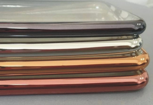 Funda Tpu Metalizados Mas Vidrio Para Motorola Moto Z Play