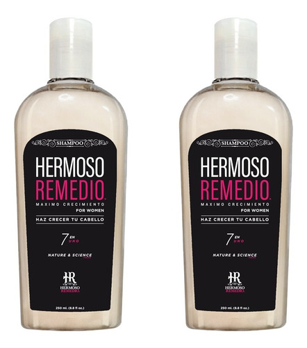 Imagen 1 de 10 de 2 Shampoo Crecimiento Anti Caida Reparador Frizz Mujer 7en1