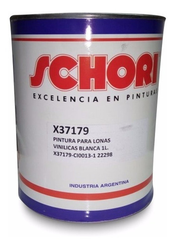 X37179 Pintura Para Lonas Schori X 1 Litros | Pint Devoto