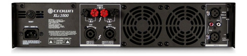 Amplificador de audio Crown XLI XLI3500 negro 2.7kW - 220V