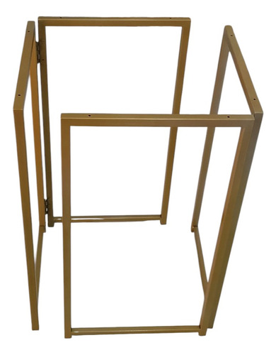 Pé De Mesa Industrial Ferro Dourado