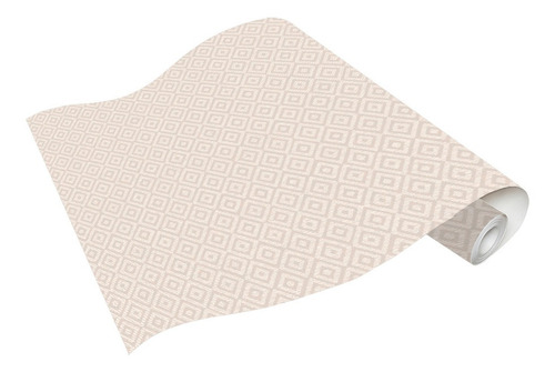 Papel Tapiz Taupe Claro Diseño Rombos Pequeños Taupe