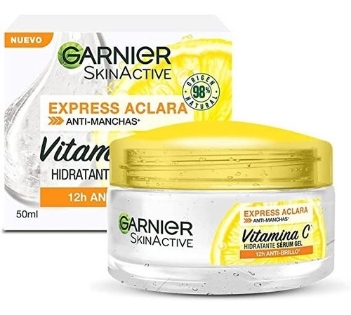 Gel Garnier Skin Active Express Aclara Con Vitamina C 50ml