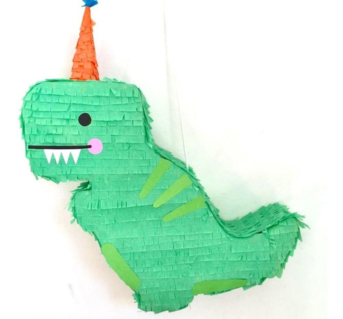 Piñata Dinosaurio Bebe Reutilizable Cotillon Cumpleaños