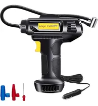 Comprar Compresor Portatil De Aire Inalámbrico Linterna Led 150psi Color Negro Fase eléctrica Monofásica