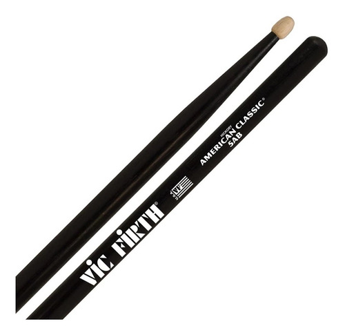 Baqueta Vic Firth American Classic 5ab Preto Made In Usa