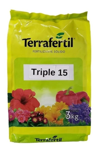 Fertilizante Triple 15 Terrafertil X 3kg