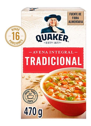 Avena Quaker Integral Tradicional 470 Grs