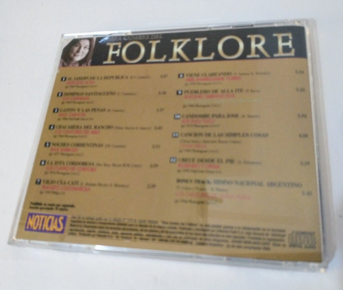 Folklore, Obra Cumbre Del. Cd Revista Noticias (Usado)