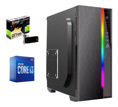 Pc Gamer Cpu Intel Core I3 Gt 730 Ram 16 Gb Ddr4 240gb Ssd