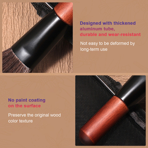 Set De Cepillos Cosméticos, Cepillos Portátiles Para Ojos En