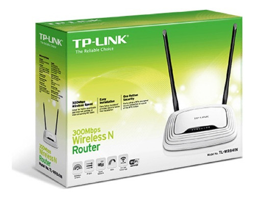 Router Tp-link Tl-wr841n Wireless 2.4ghz N300 2 Antenas 5dbi