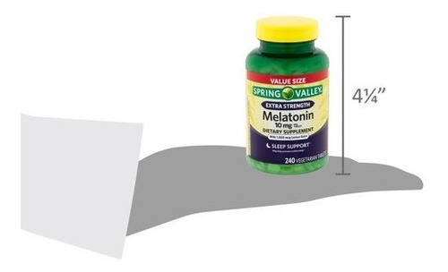 Imagen 8 de 9 de Melatonina Con Balsamo Limon 10 Mg Extra Fuerza | 240 Tabs