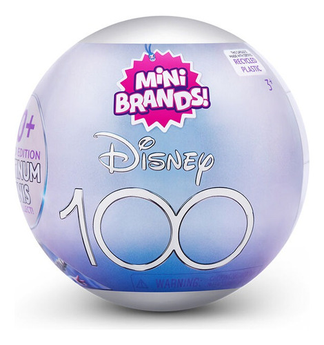 Disney 100 Mini Brands 5 Sorpresas Edición Platinum Capsula 
