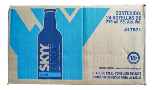 Pack De 24 Bebida Preparada Skyy Blue 275 Ml