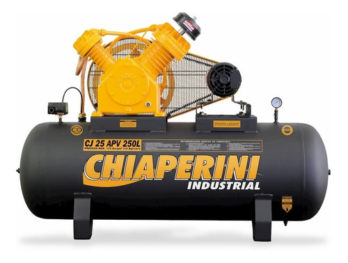Compressor De Ar Chiaperini Industrial Cj 25+apv 250l Tri