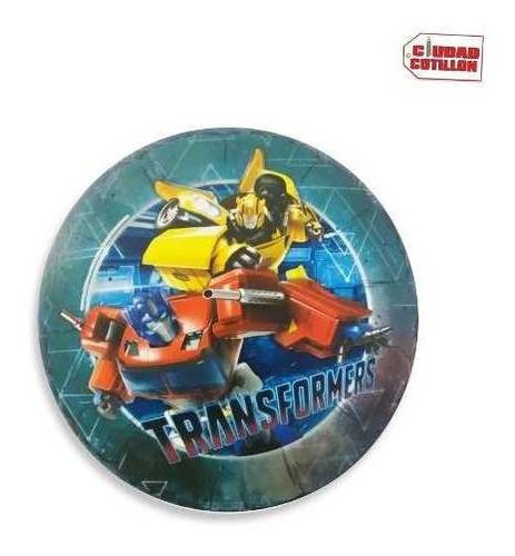 Globo Transformers Metalizado 55cm Ciudad Cotillón