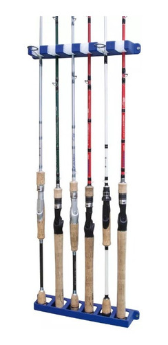 Kit Com 4 Suportes Para Varas Aquafishing Rod Rack