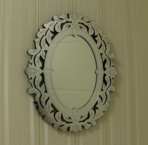 Imagem 2 de 7 de Espelho Veneziano Decorativo Sala Quarto 45x65-38.82p