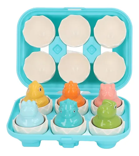 Juguetes Montessori 1 Año - Huevos Formas Y Colores 12 Piezas