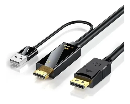 comprar Cabo Adaptador Hdmi Para Displayport 4k Hdmi Dp 1.8 Metros