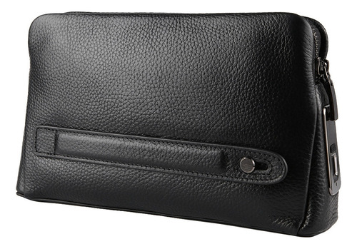 Fipilock Fl-v1 - Cartera De Piel Con Cremallera Para Hombre,