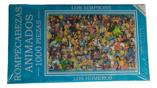 Rompecabezas 1000 Piezas Caricaturas Los Simpsons Homero