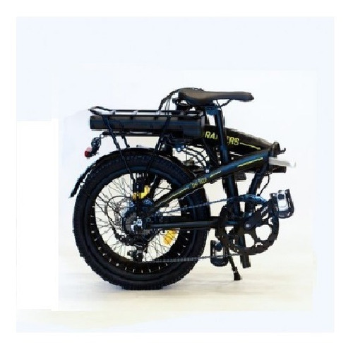 Imagen 4 de 10 de Bicicleta Eléctrica Plegable Rodado 20 Negro