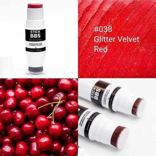 Kit Bbs Red+ Gloss Pump Brown + Gloss Led Com Espelho Cor 4