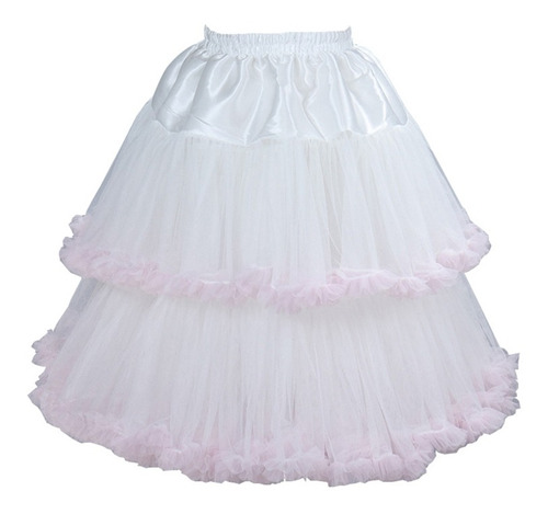 Enagua Crinoline Underskirt Línea A Hasta La Rodilla Slip Co