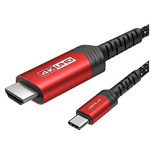 Jsaux - Cable Usb C A Hdmi [3 metros (10 pies)] (4 k 60 hz),