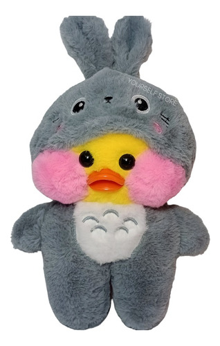 Peluche Pato Lalafanfan Tik Tok Disfrazado Excelente Calidad